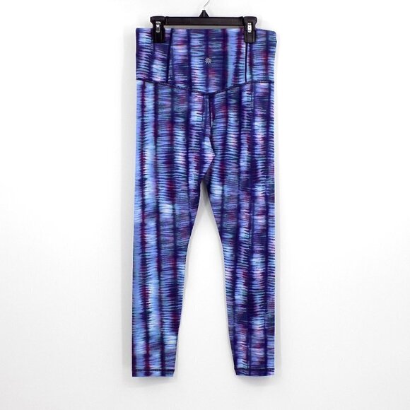 Athleta Elation 7/8 Tight Size Small Color Blue Multi Ultra High Rise Legging - Picture 2 of 4